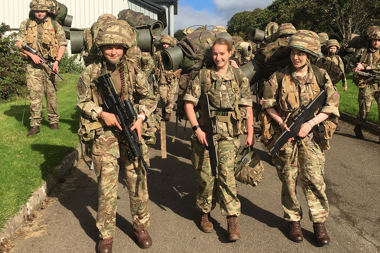 Military Students at Duchy Stoke Climsland