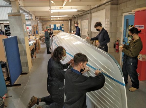 Anchors aweigh! Students complete epic charity boat project